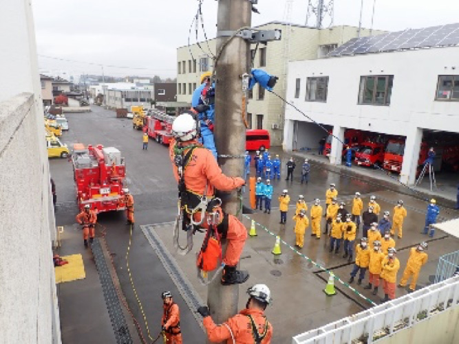 迅速な救助方法の習得に向けて2
