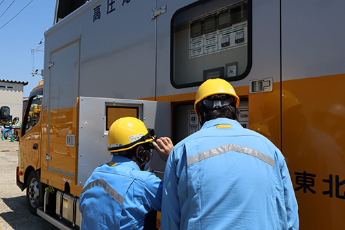 集中豪雨による大規模停電を想定 イメージ4