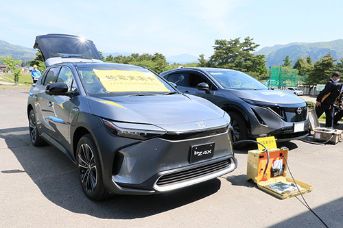 地域防災拠点の「道の駅」で初開催！最新のＥＶも活用！ 社外との連携で実効性のある訓練に！ イメージ2