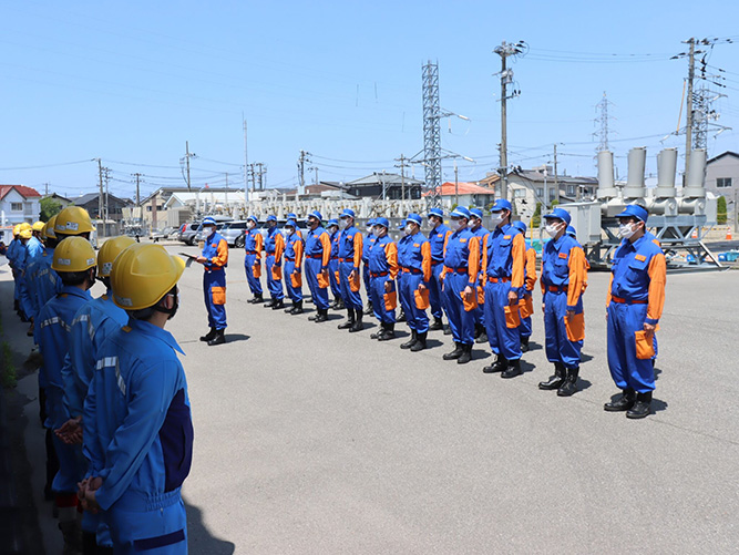 新潟支社・新潟電力センター　警察業務の対応力強化を目指す訓練に協力