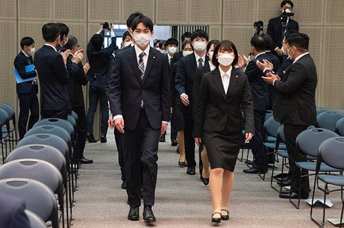 当日の新入社員の皆さんの様子です イメージ4