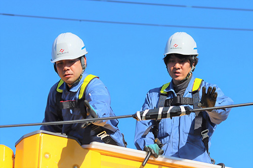 一連の作業を行い、連絡方法や統一仕様の機材や工法を確認・検証 イメージ7