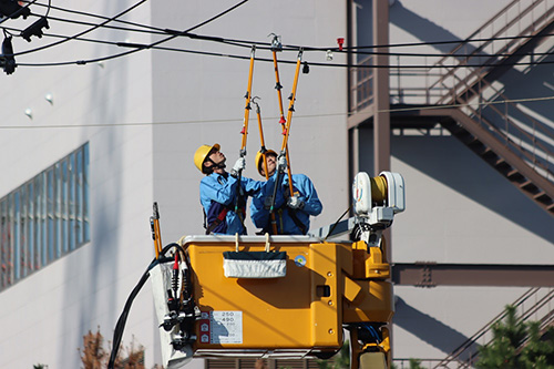 一連の作業を行い、連絡方法や統一仕様の機材や工法を確認・検証 イメージ8