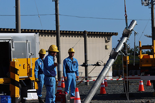 一連の作業を行い、連絡方法や統一仕様の機材や工法を確認・検証 イメージ9