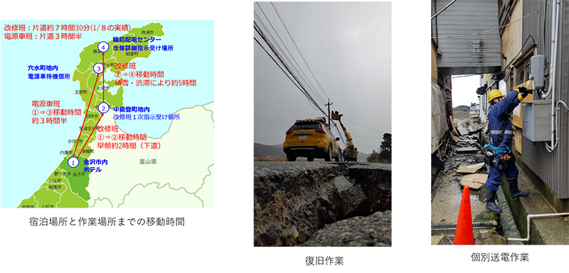 北陸電力送配電への停電復旧応援 イメージ3