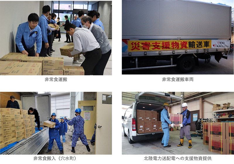 被災地域への支援物資送付と義援金寄付 イメージ2