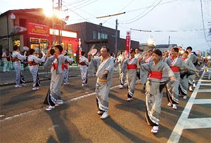 ぎおん柏崎まつり 民謡街頭流し