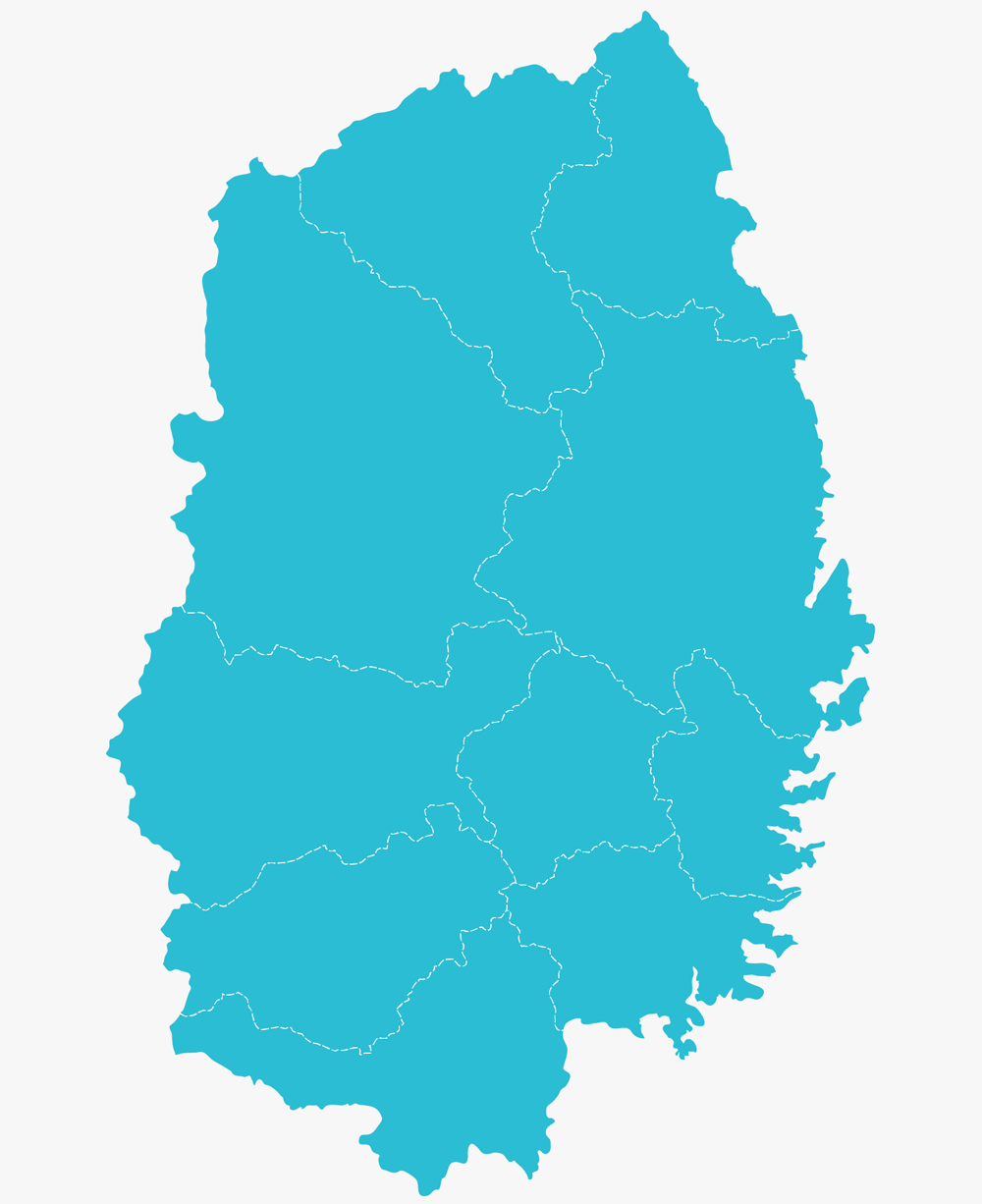 岩手県マップ